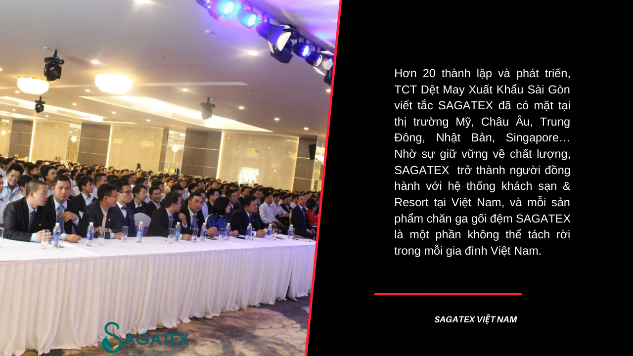 Đội ngũ tư vấn chuyên nghiệp cũng là một phần làm nên thành công của Sagatex